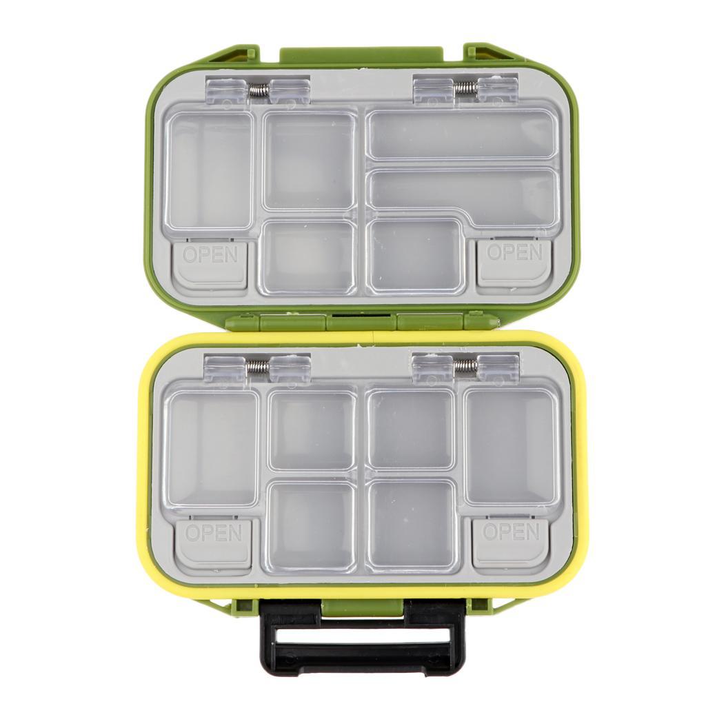 Premium Waterproof Plastic Fishing Lures Baits Hooks Tackle Storage Organizer Box - A Type / Small