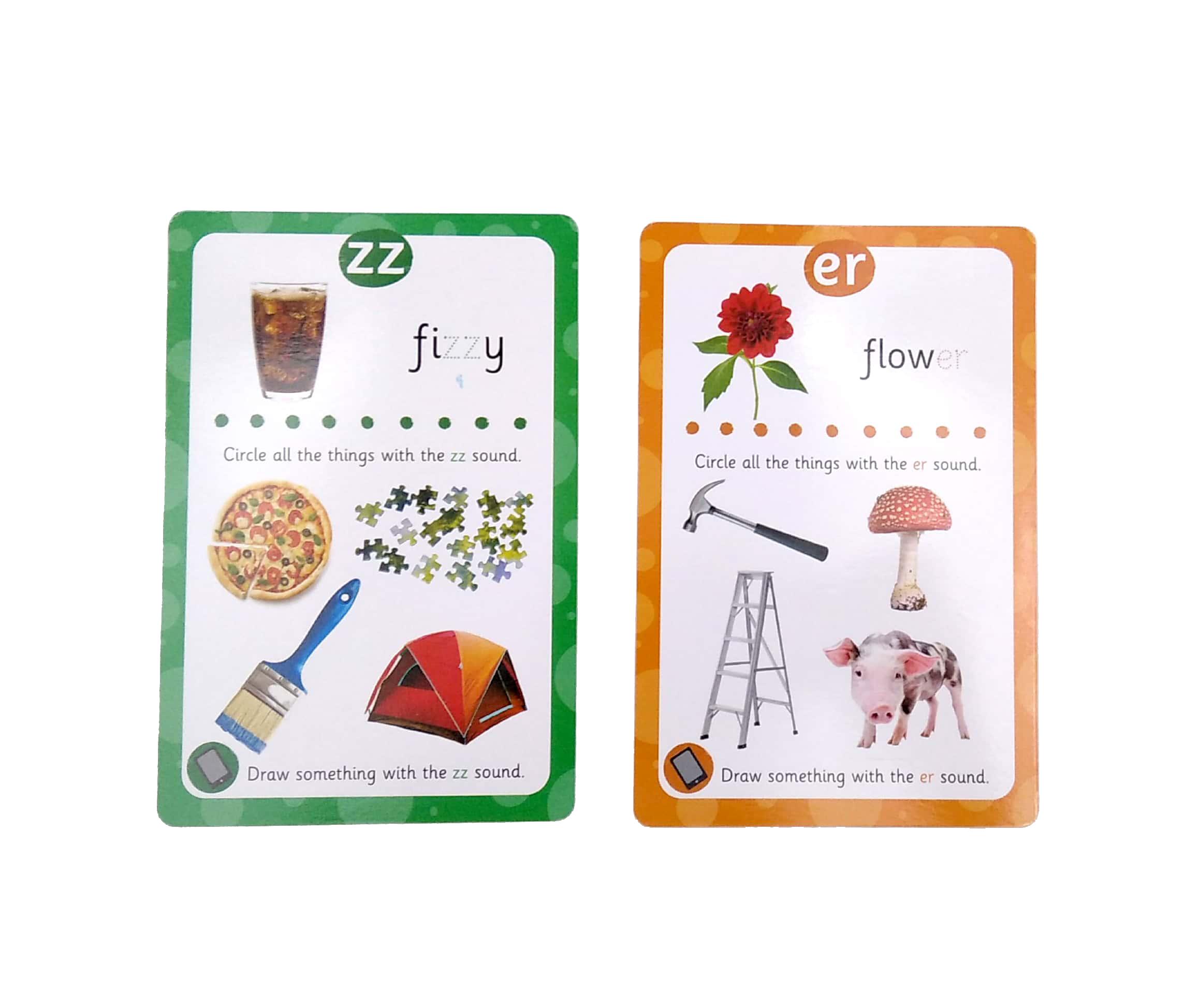 Reception Wipe Clean Cards &amp; LCD Tablet: Phonics