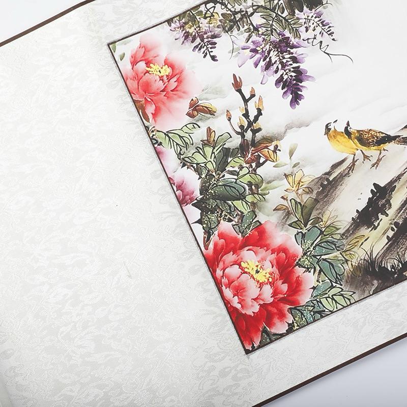 Biểu bồi lụa & giấy sinh xuyến in tranh nền dùng để viết thư pháp khổ lớn 43x115cm