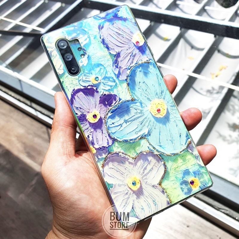 Ốp Lưng Dẻo Hoa Màu Sơn Nước Cho Dòng Samsung Galaxy Note 20 Ultra / Note 20 / Note 10 Plus / Note 10 - BUM STORE GALAXY CASE