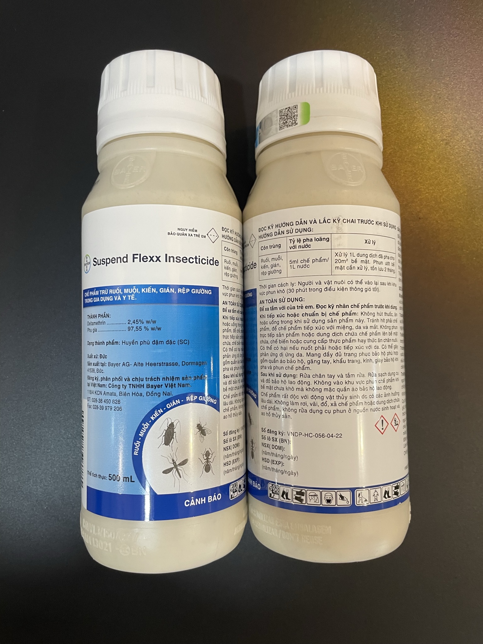Hàng BAYER - Thuốc diệt muỗi và côn trùng SUSPEND FLEXX 25SC 500ml diệt muỗi, kiến, gián....trong và ngoài nhà. Tồn lưu lâu