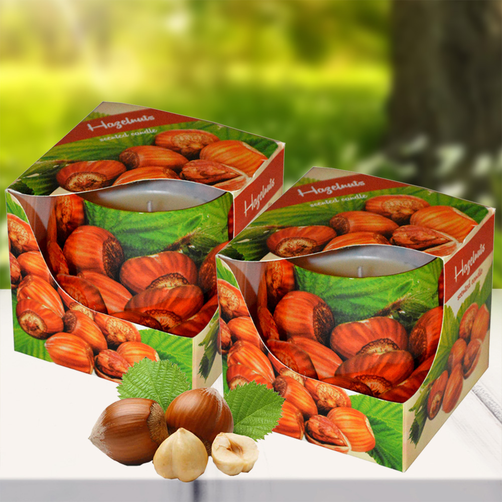 Combo 2 ly nến thơm tinh dầu Admit Hazelnuts 100g - hương hạt phỉ, nến trang trí, thơm phòng, thư giãn, khử mùi