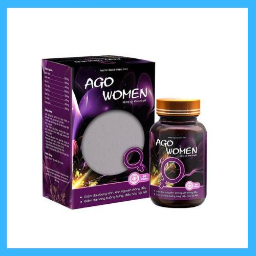 Ago Women - Hỗ Trợ Bổ Thận, Bổ Huyết Điều Kinh, Thận Âm Suy Kém ( Hộp 60 Viên)