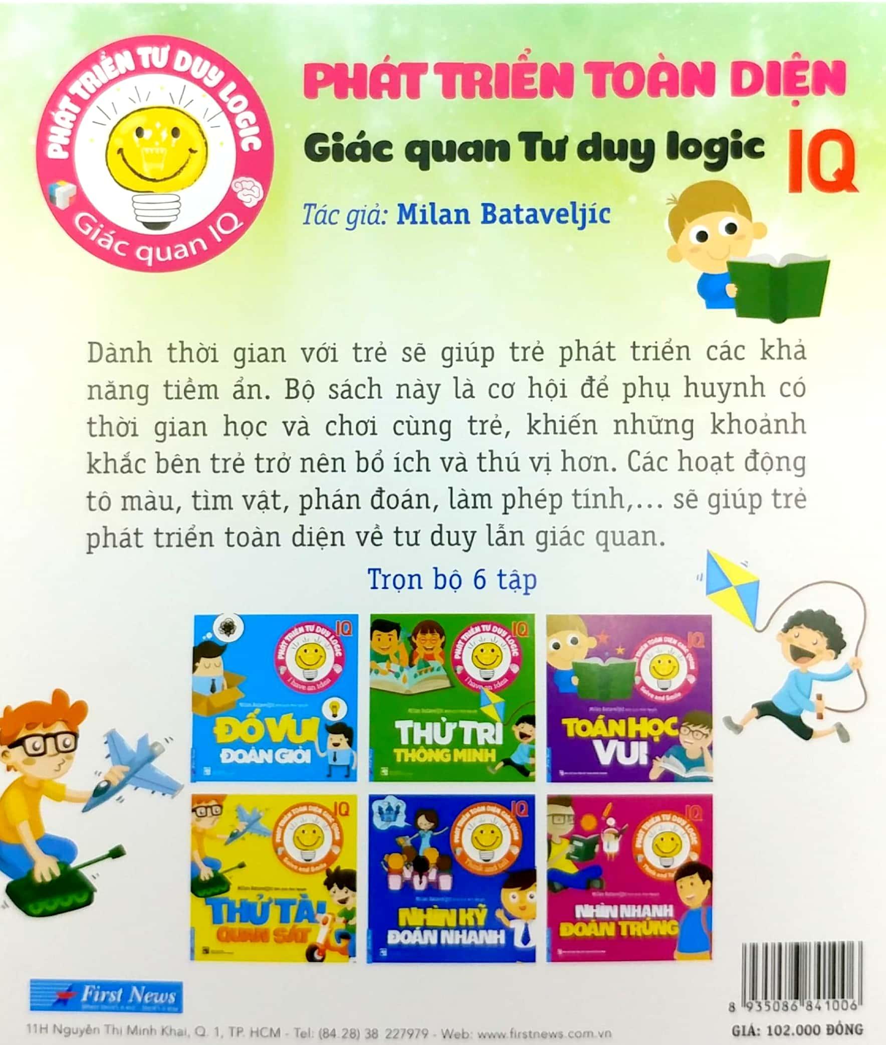 Bộ Phát Triển Tư Duy Logic + Giác Quan IQ