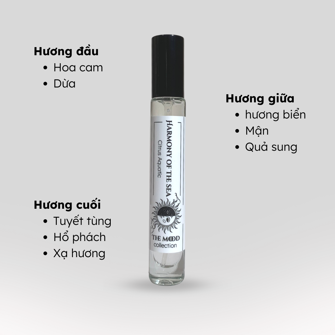 Nước hoa unisex trẻ trung, chân thành, lạc quan No.24 (Harmony Of The Sea) Morra - dạng xịt