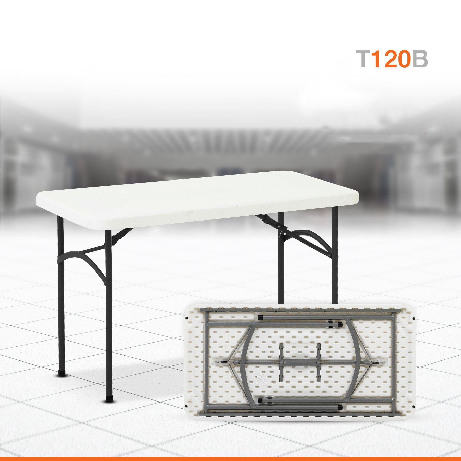 Bàn xếp cao cấp T120 thương hiệu JKN, Thái Lan chuyên dùng trong thương mại