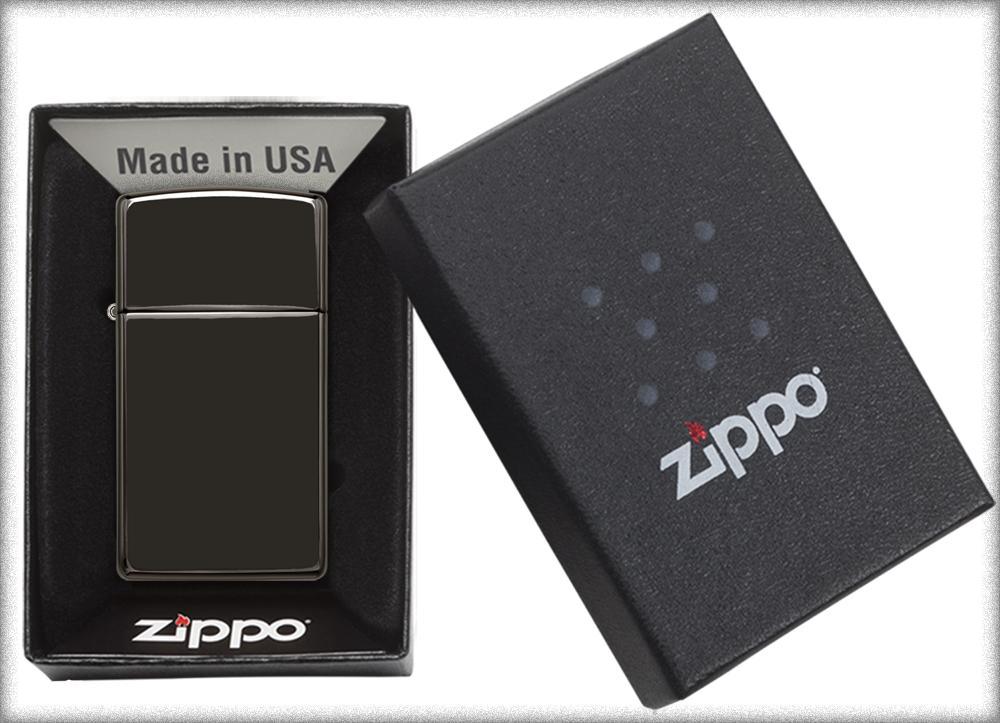 Bật Lửa Zippo Slim Ebony 28123