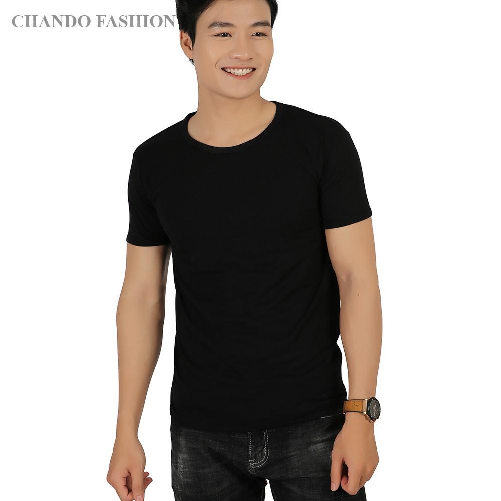 Áo thun nam cộc tay Chando chất vải cotton thấm hút mồ hôi tốt CD02