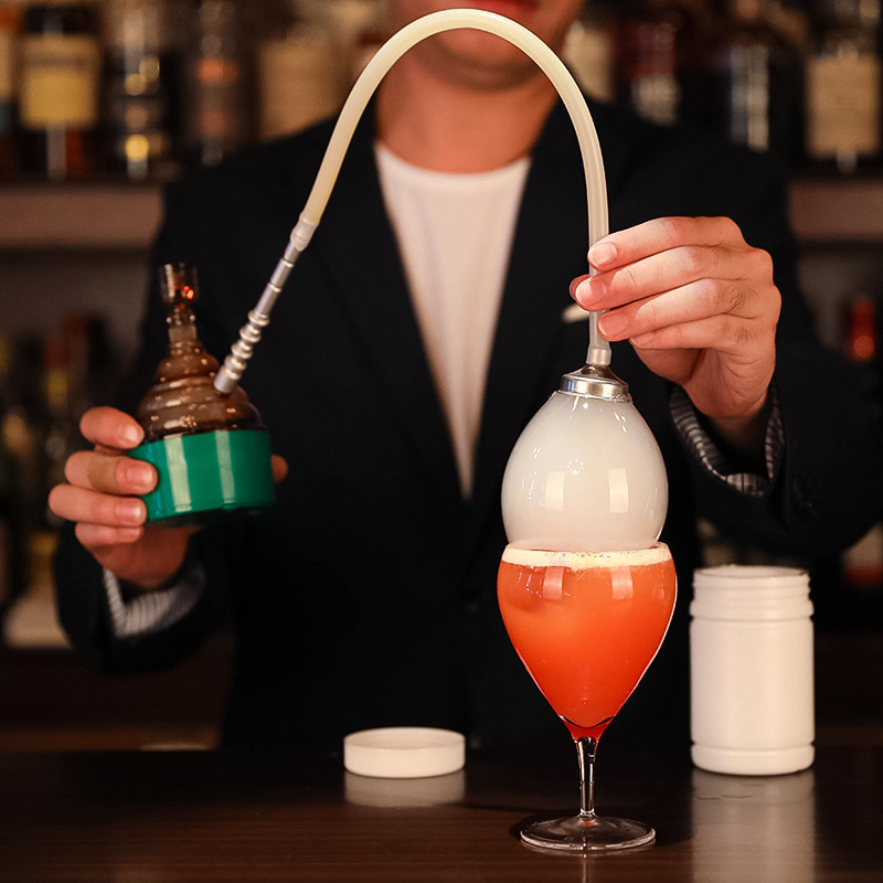 Phễu tạo bong bóng khói cho cocktail