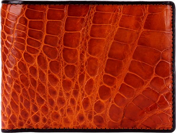 Ví Nam Da Cá Sấu Huy Hoàng HT2221 (12.5 x 10 cm) - Vàng