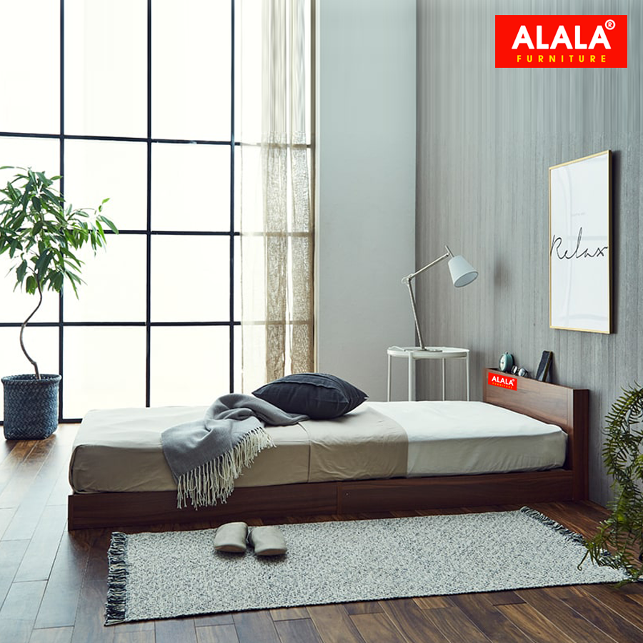 Giường ngủ ALALA41 cao cấp/ Miễn phí vận chuyển và lắp đặt/ Đổi trả 30 ngày/ Sản phẩm được bảo hành 5 năm từ thương hiệu ALALA/ Chịu lực 700kg