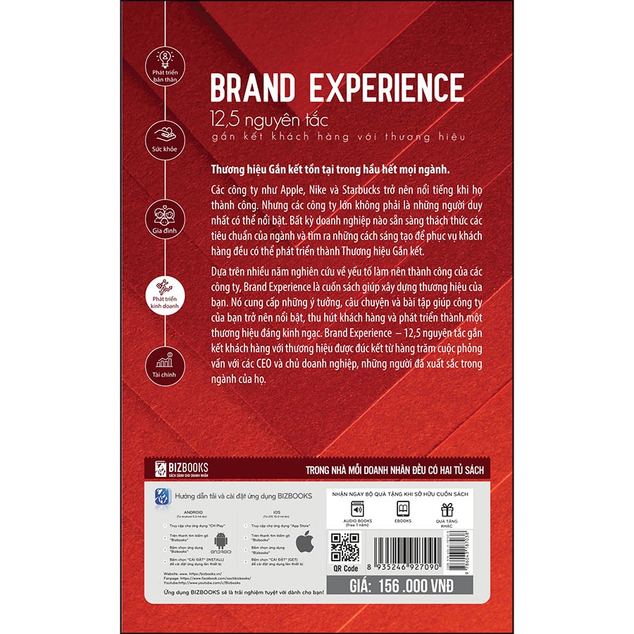 Sách - Brand Experience: 12,5 Nguyên Tắc Gắn Kết Khách Hàng Với Thương Hiệu - MC