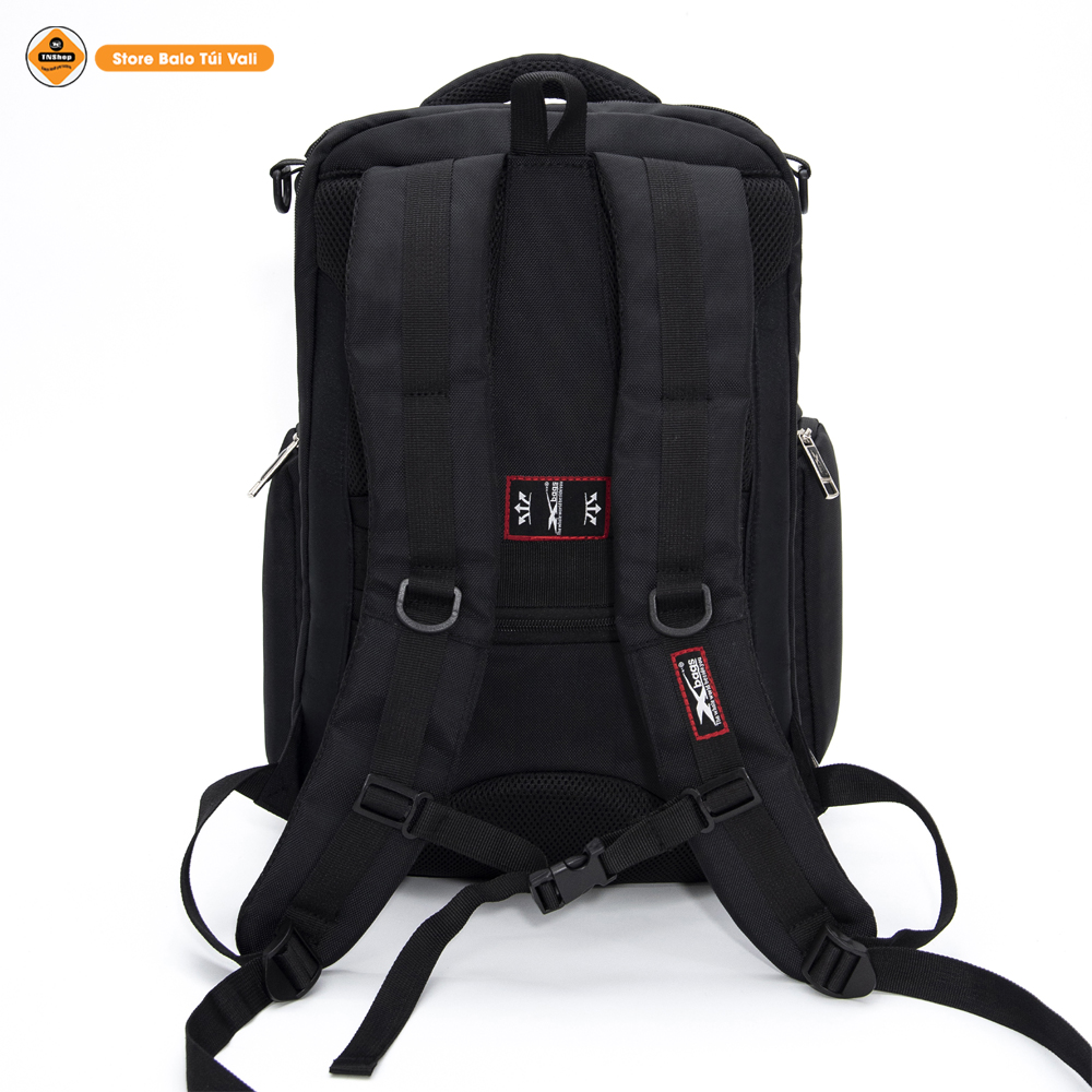 Balo laptop Xbags Prime X, Balo công sở màu đen 15.6 inch, nhiều ngăn tiện lợi, Đẳng cấp thời trang