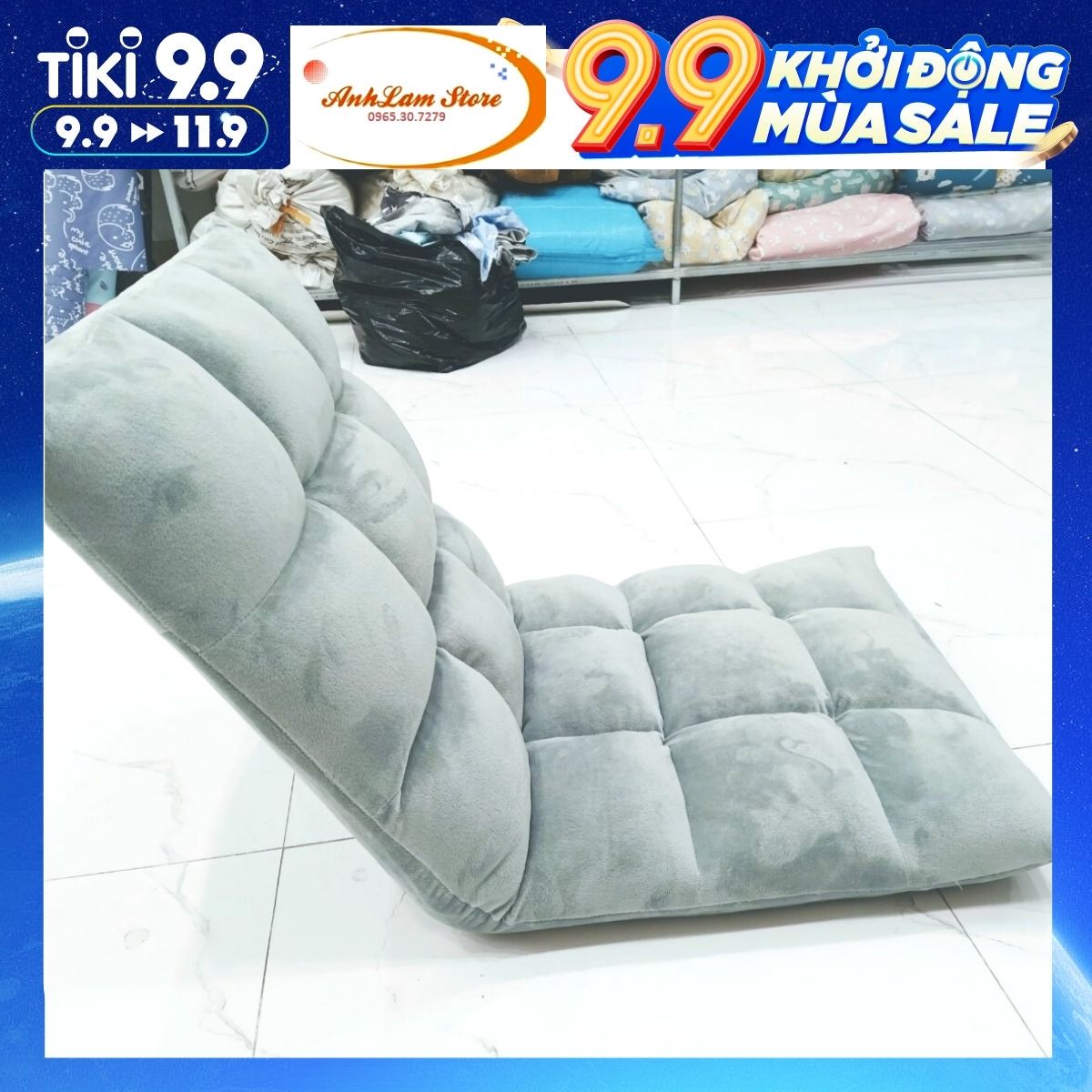 Ghế Bệt Tựa Lưng, Ghế Ngồi Bệt Tatami Nhật Bản Hàng Chính Hãng
