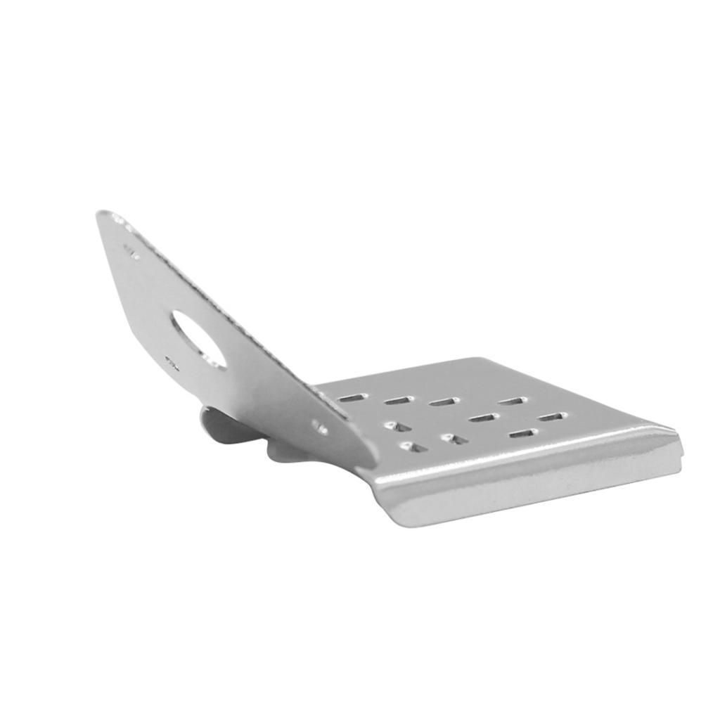 DIY Metal Bridge Tailpiece Engraving Flower Pattern for Mandolin Parts