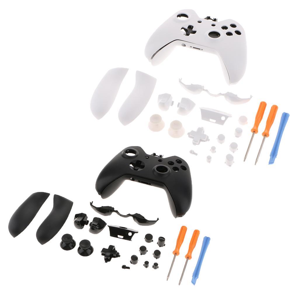Replacement Part Housing Shell Set for Microsoft Xbox One Elite Controller Button T6 T8 Screwdriver Tool Kit All-in-one