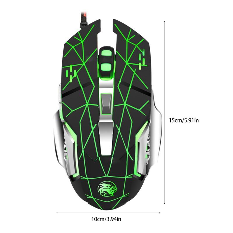 Chuột Chơi Game Có Dây Và Đèn Led Rgb 4000dpi