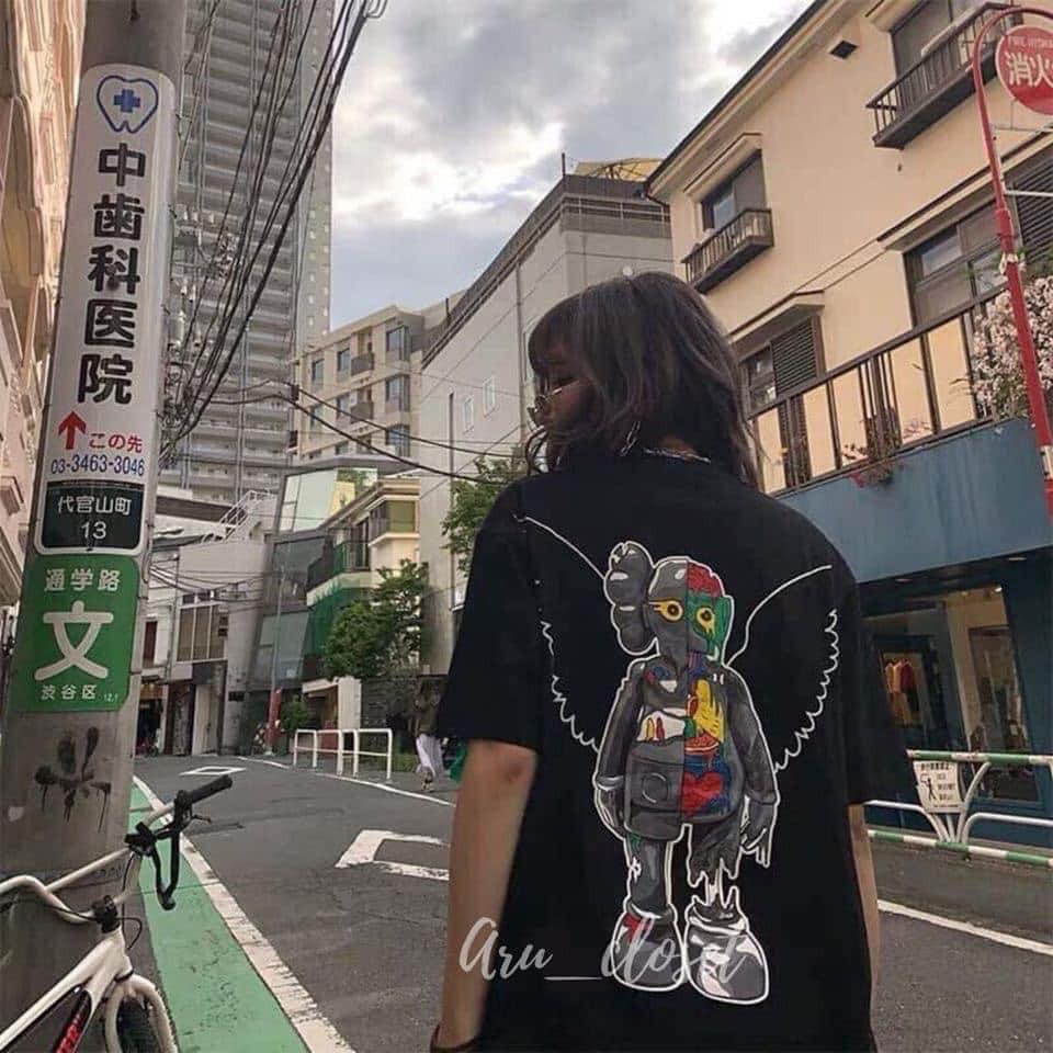 Áo Thun UNISEX Nam Nữ Tay Lửng From Rộng Giá Rẻ