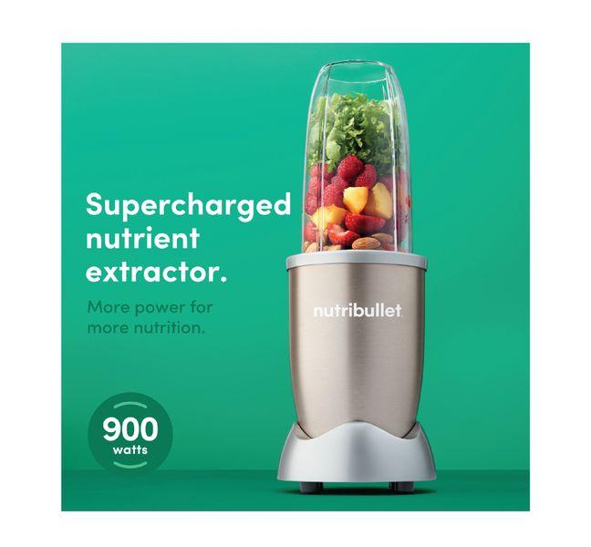 Máy xay sinh tố Nutribullet PRO 900W 13 pc NB-201(NB9-1305) - Champagne-hàng chính hãng