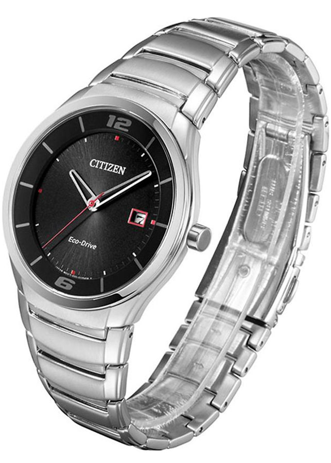 Đồng Hồ Nam Citizen Dây Thép Không Gỉ BM6951-57E - Mặt Đen