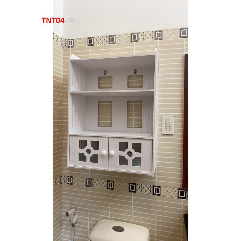Tủ nhà tắm treo tường TNT04- Kệ lắp ráp treo tường nhà tắm