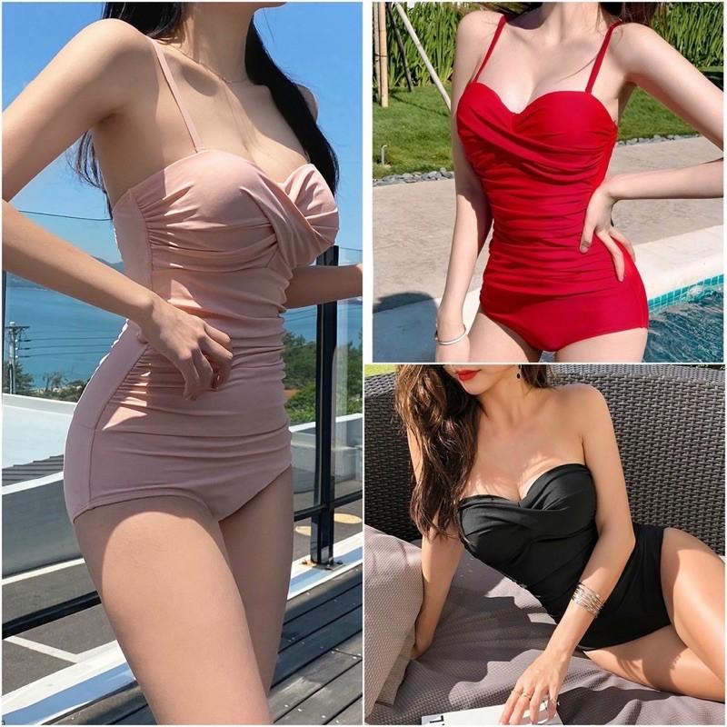 Bikini đồ bơi dây vai gọng nâng