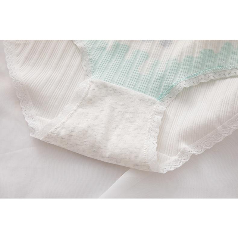 Quần Lót Nữ Cotton Kháng Khuẩn Hình Cherry Thời Trang Ngang Eo . Hàng Loại Đẹp.
