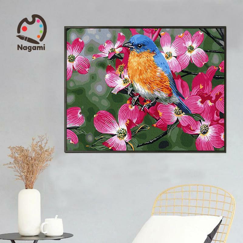 Tranh tô màu theo số sơn dầu số hóa DIY Painting (40*50cm) có khung