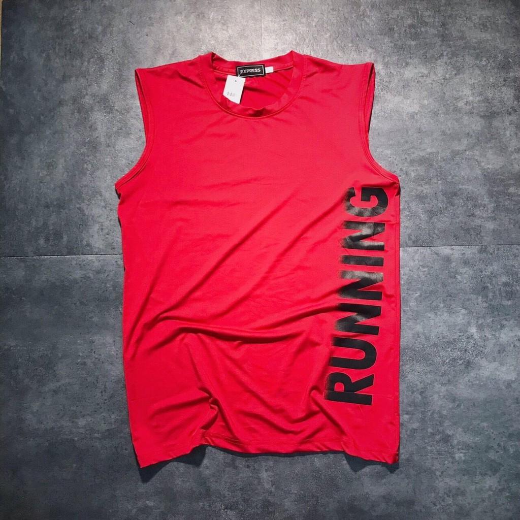 Áo sát nách nam Tanktop thể thao thun lạnh RUNNING
