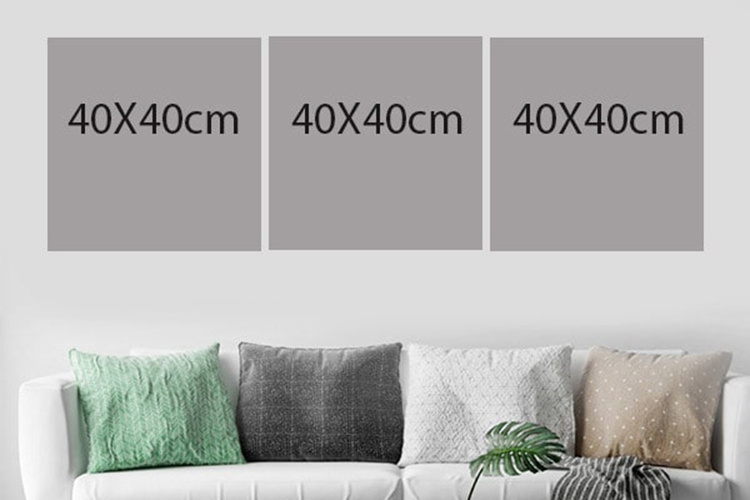 Bộ 3 Tranh Treo Tường Cô Gái - W259