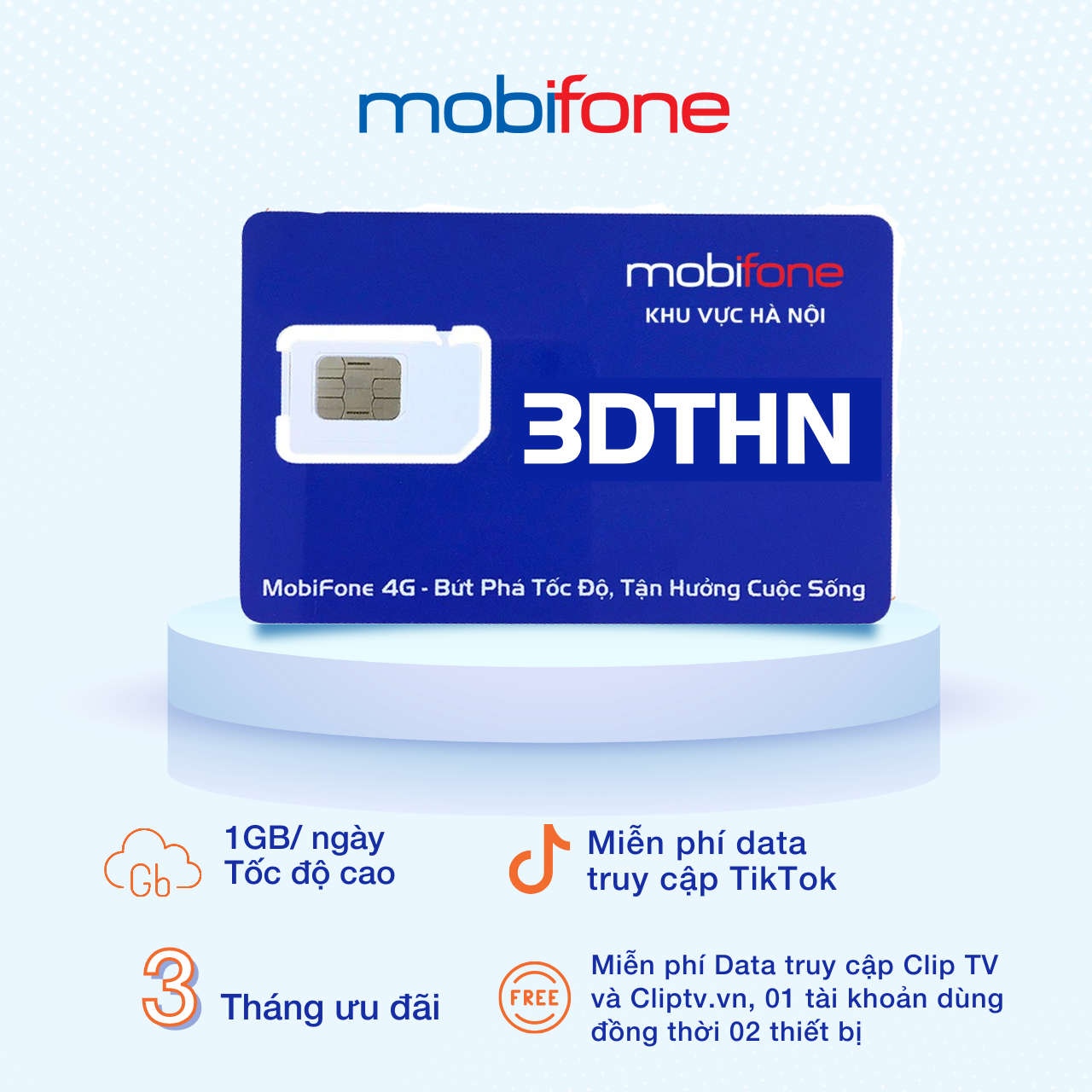 SIÊU SIM DATA 3DTHN - MOBIFONE HÀ NỘI (HÀNG CHÍNH HÃNG)