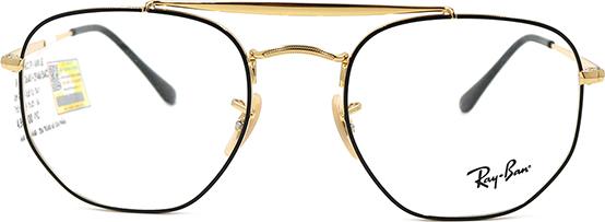 Gọng Kính Unisex Rayban RB3648V 2946 vàng-đen