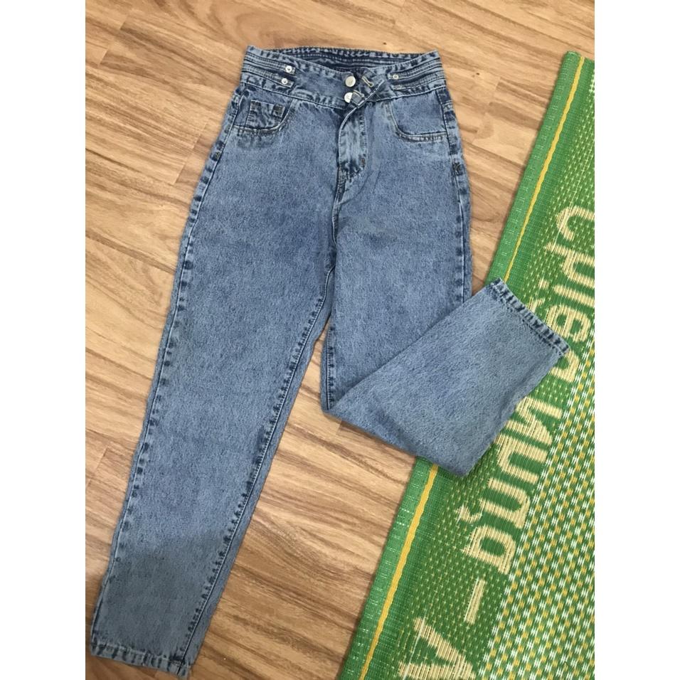 Quần baggy - quần jean baggy nữ cạp cao MaiAnh.88 phong cách Street style