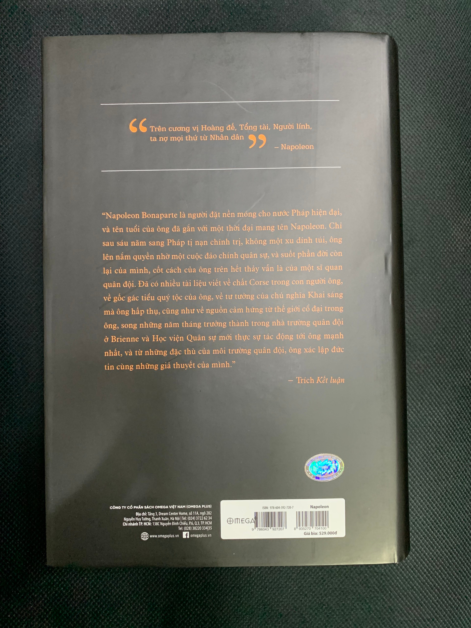Napoleon Đại Đế - Andrew Roberts - Lê Đình Chi dịch, Võ Minh Tuấn hiệu đính -