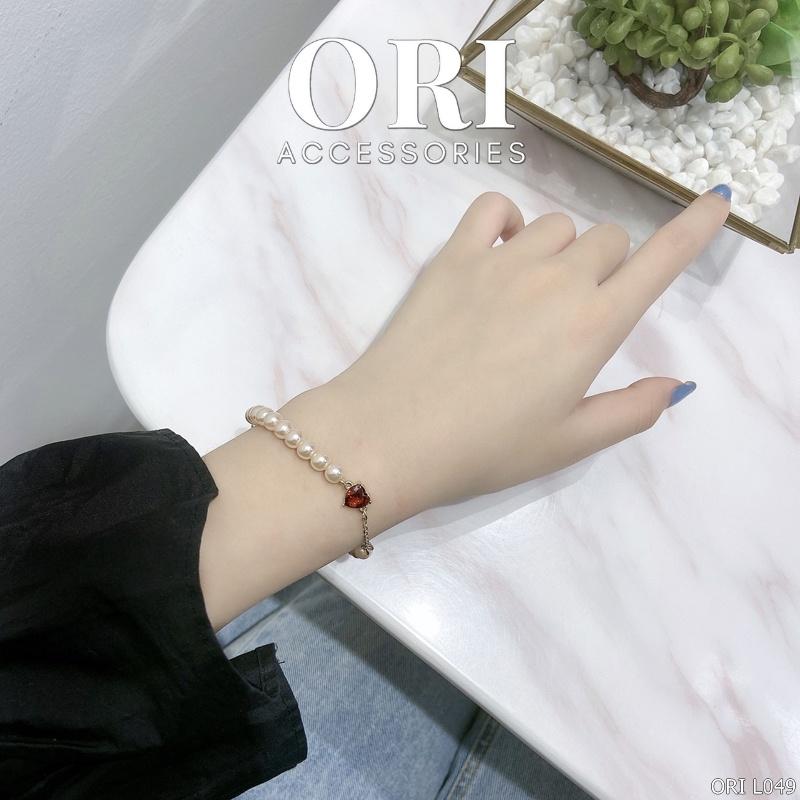 Lắc tay nữ mặt trái tim Helga sang trọng ORI ACCESSORIES L049