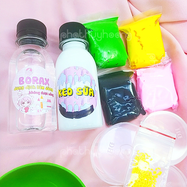 Bộ kit làm slime tại nhà vui nhộn