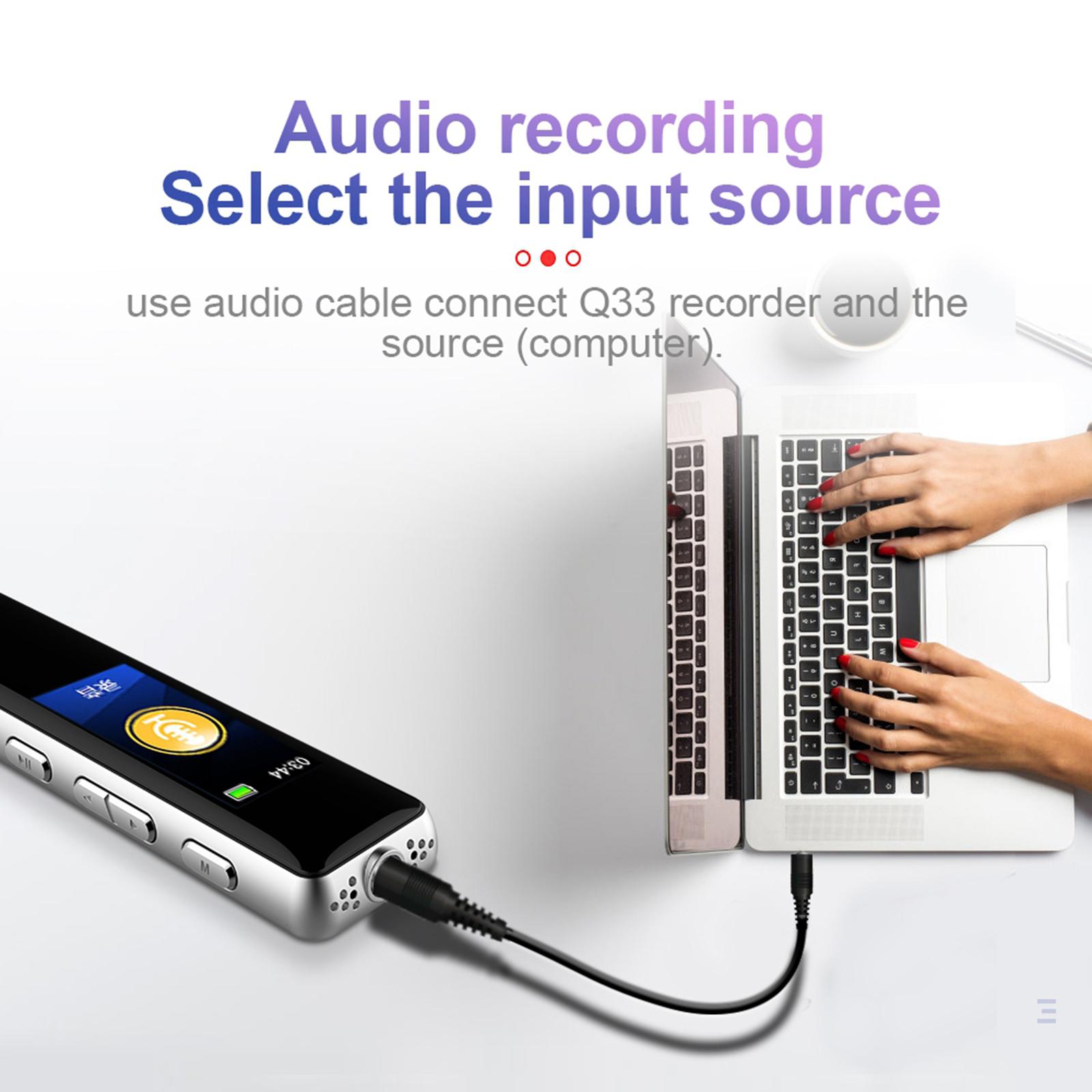 Pocket Digital Voice Recorder USB Dictaphone Noise Reduction