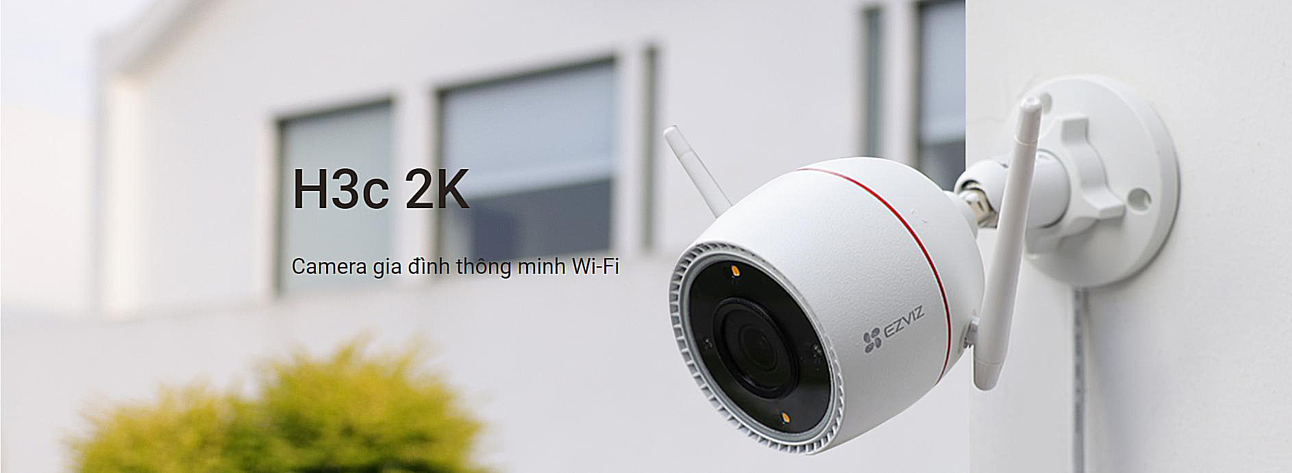 Camera Wifi EZVIZ H3C 2K, Độ Phân Giải 3MP, Có Màu Ban Đêm, Tùy Chỉnh Vùng Cảnh Báo, Hàng Chính Hãng- bảo hành 2 năm