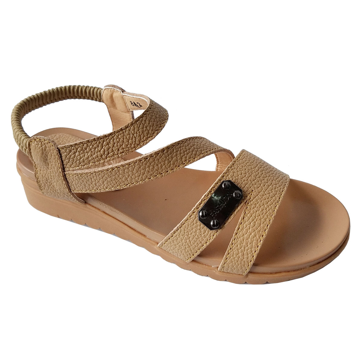 Giày sandal nữ da bò thật BIGGBEN cao cấp SDN81