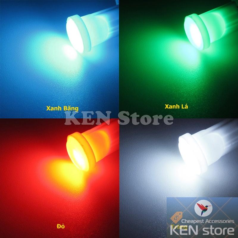 Bóng LED T10 gắn mặt đồng hồ xe máy, táp lô đồng hồ xe máy