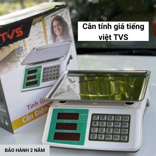 Cân điện tử 30kg/5g tiếng việt TVS tính giá