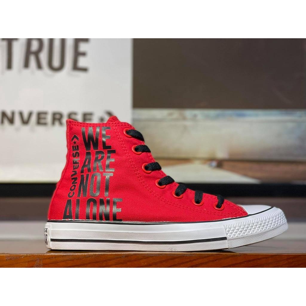 Giày Sneaker Unisex Converse Chuck Taylor All Star We Are Not Alone Enamel Red - 165467C