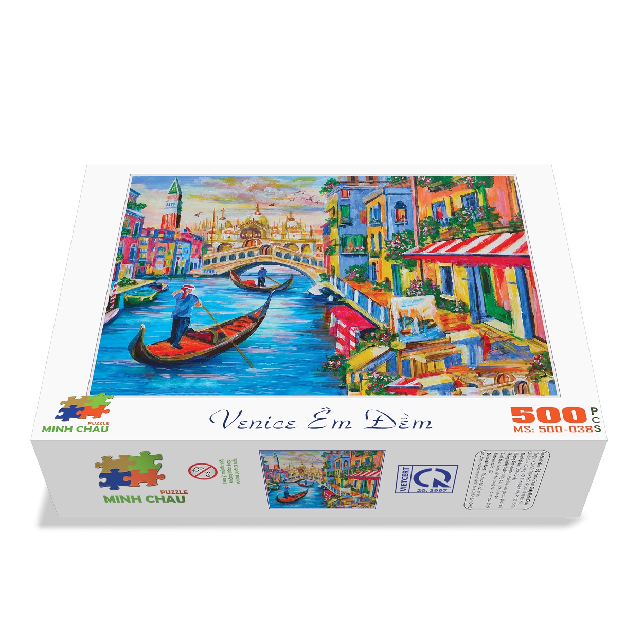 Bộ Tranh Xếp Hình Minh Châu 500 Mảnh Ghép – Venice Êm Đềm