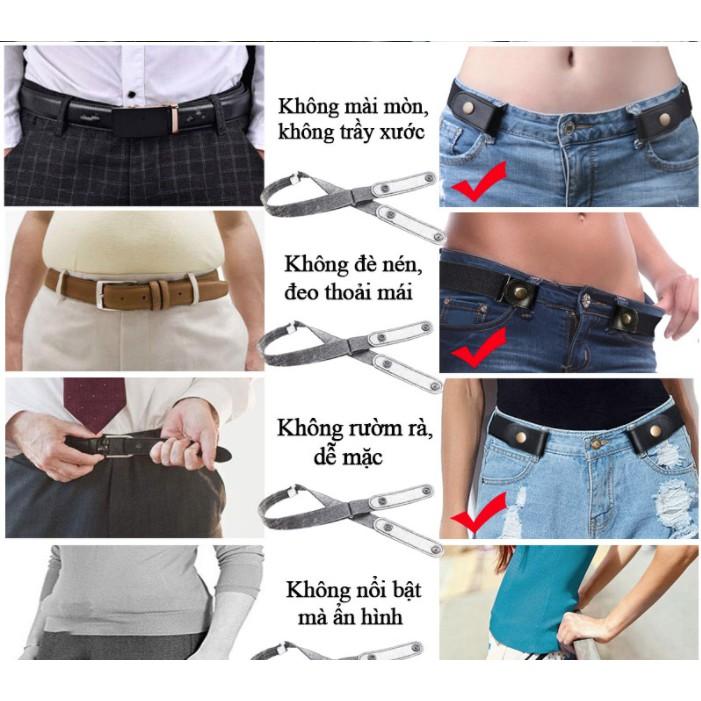 Thắt lưng điều chỉnh tự do unisex