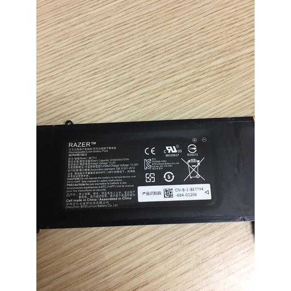 Pin laptop Razer 70Wh Blade 2016 GTX 1060 RZ09-0165 RZ09-0195 BETTY4 Betty 4 Battery Original