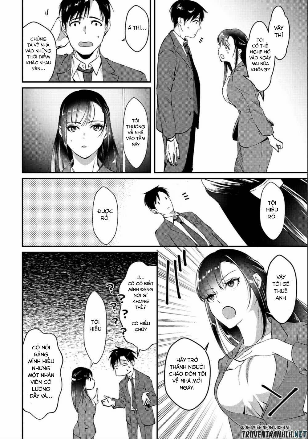 tsuki 50-man moratte mo ikigai no nai tonari no onee-san ni 30-man de yatowarete "okaeri" tte iu chapter 1 20