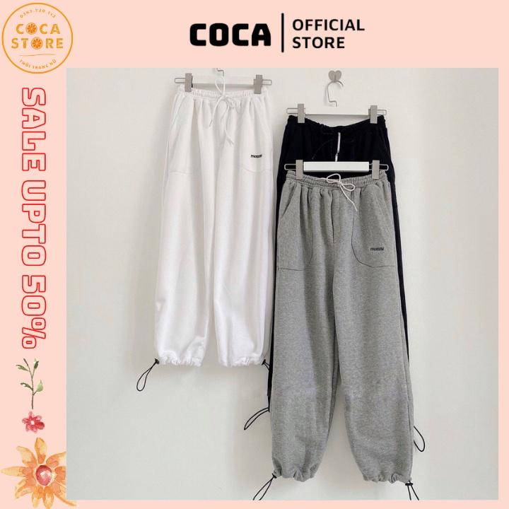 Quần jogger dây rút dưới 70kg Cocastore - Quần 1 line dây rút