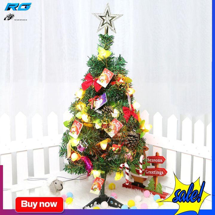 Cây Thông Noel 60 Cm + Kèm Phụ Kiện Trang Trí