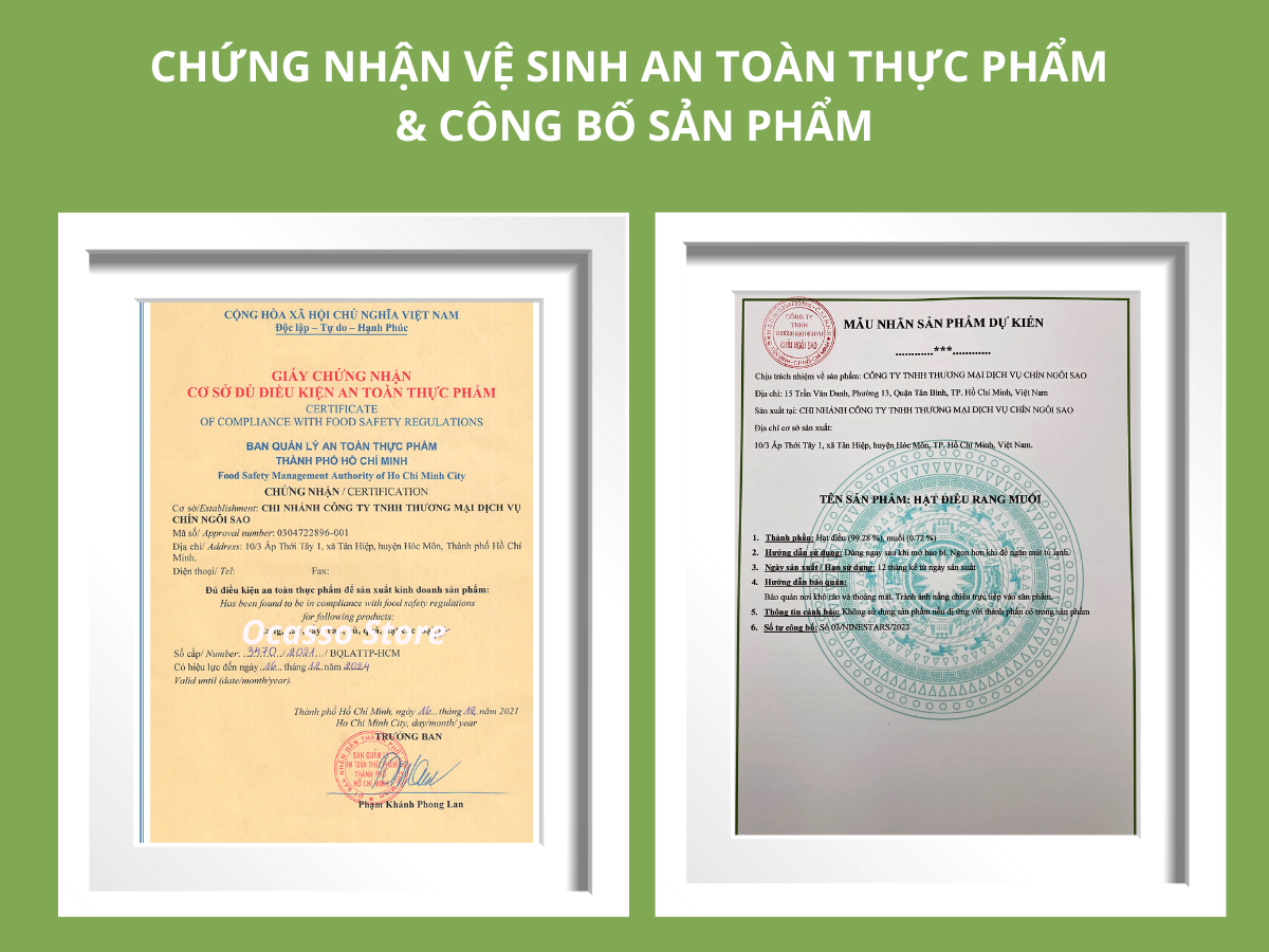 500G Hạt Điều Rang Muối Vỏ Lụa Loại Cồ O'Casso Gói Hút Chân Không