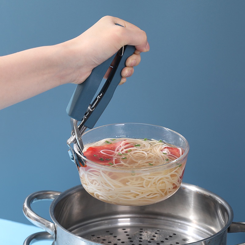 Kẹp Gắp Đồ Nóng, Đồ Hấp Kim Loại Thông Minh - Dụng Cụ Gắp Có Lò Xo Tiện Lợi